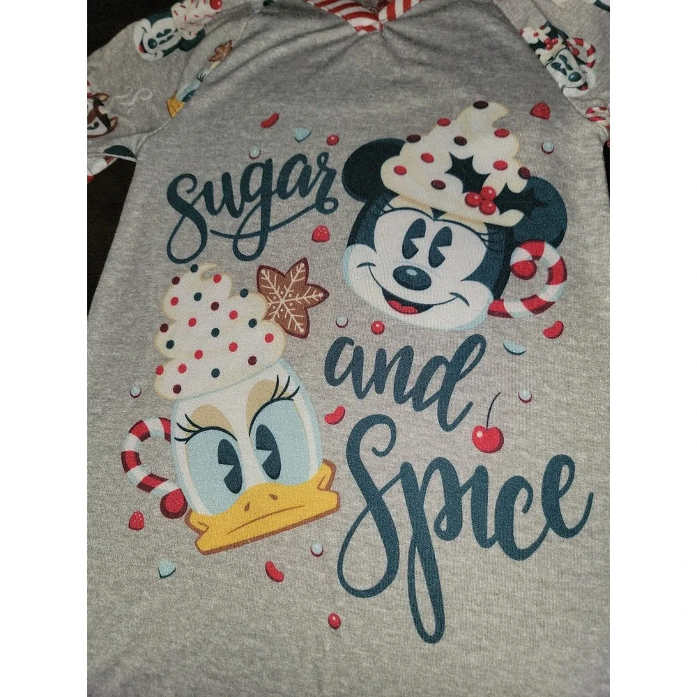 Disney minnie‎ mouse daisy duck holiday Christmas mug nightgown size 4